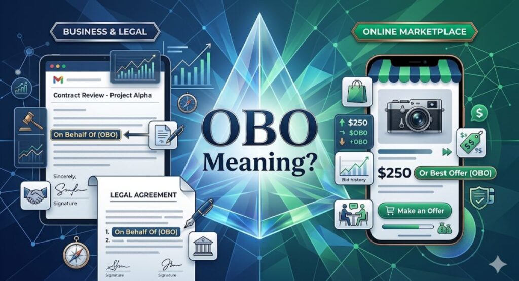 OBO Meaning in Buying and Selling
